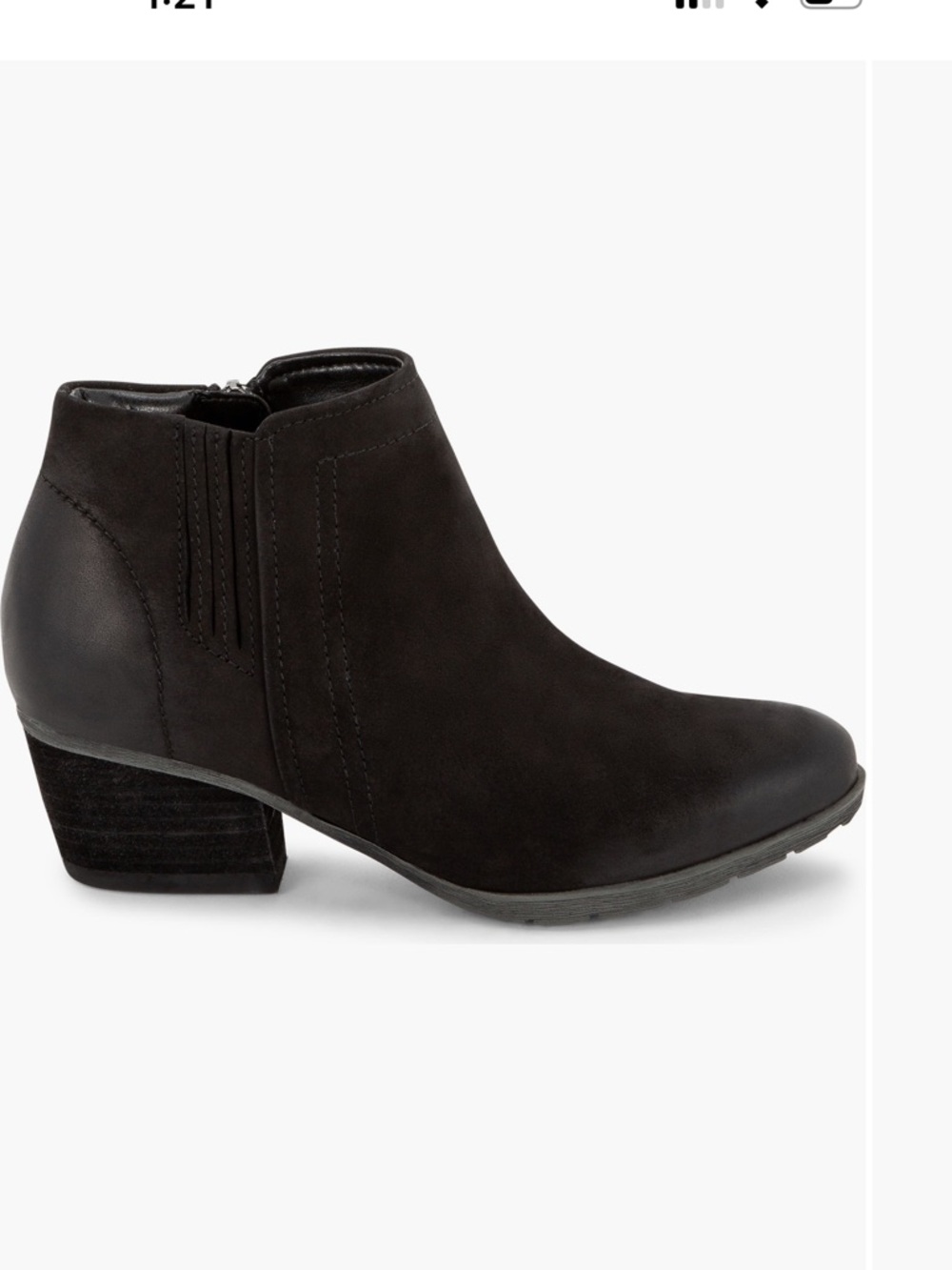 Blondo Valli Waterproof Suede Bootie Black Size 11